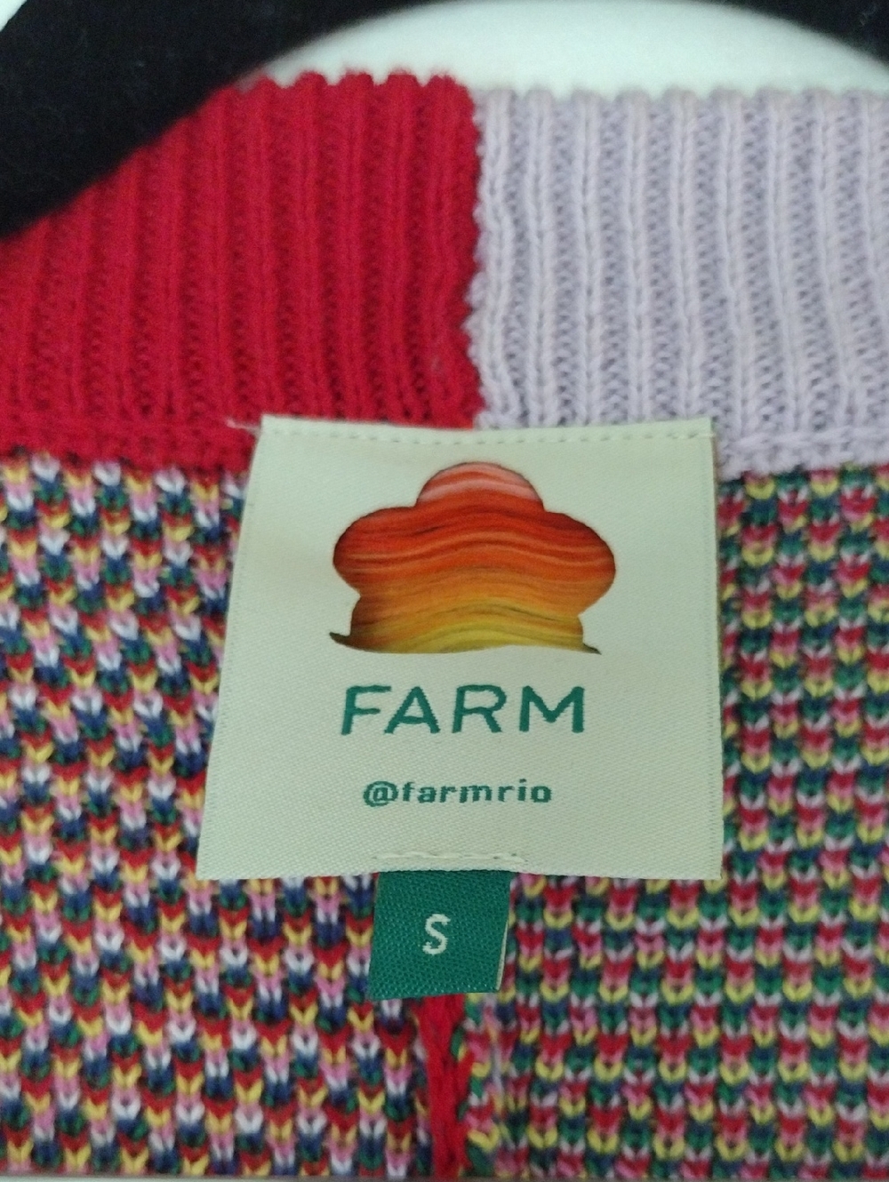 FARM Rio Colorblock Leopard-Print Button Cardigan Sweater - Multicolor - Picture 3 of 8